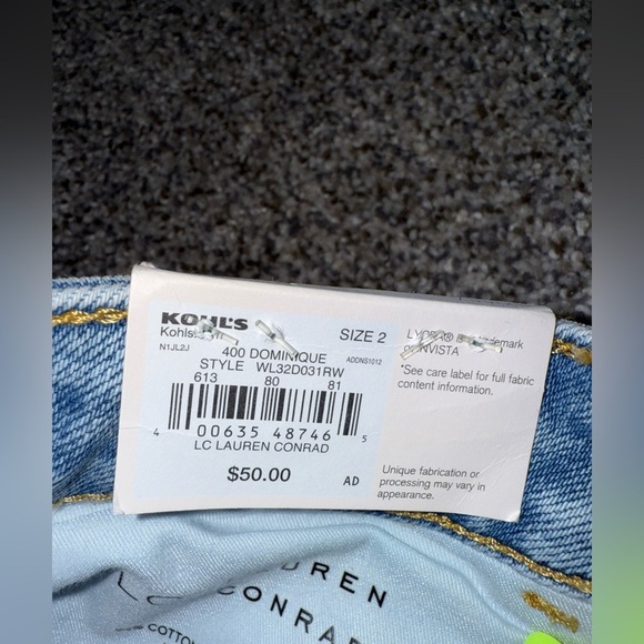 Lauren Conrad skinny high rise jeans NWT - Picture 4 of 5